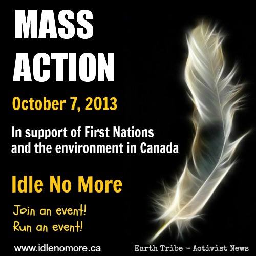 2013 10 07 Idle No More Mass Action