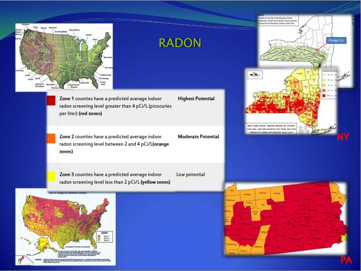 2013 Radon and fracking High Risk areas in USA Larysa Dyrszka MD