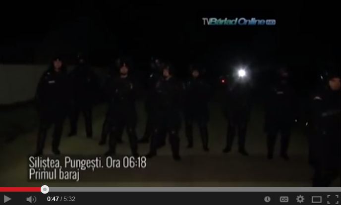 2013 12 02 Chevron uses riot police to harm concerned citizens Pungesti