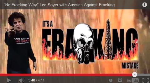 2013 12 19 No Fracking Way Leo Sayer on CBM coal seam gas 6