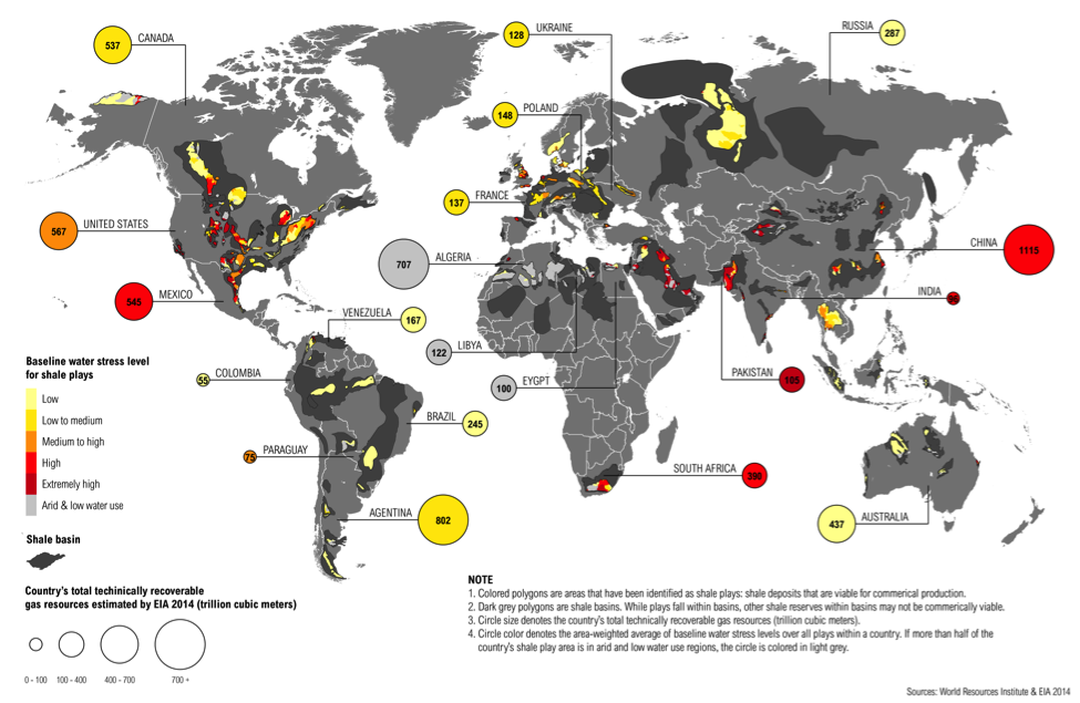 2014 02 09 wri-global-shale-gas-development and water stress