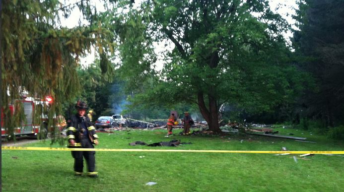 2014 07 17 Ohio Home Explosion kills 27 year old woman, critically injures boyfriend