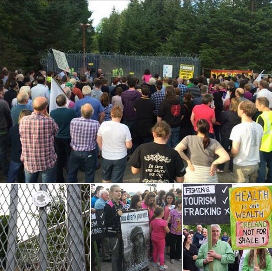 2014 07 21 Fremanagh protests Fracing Tamboran