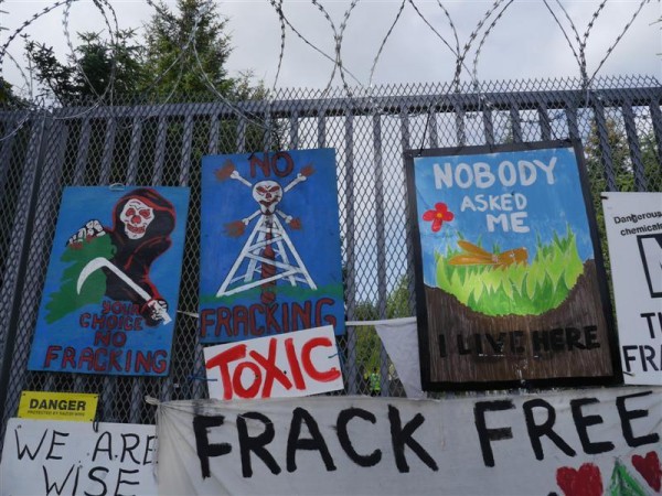 2014 08 16 Nobody asked me I live here Fracking Ireland Tamboran's illegal drill at Belcoo Northern Ireland