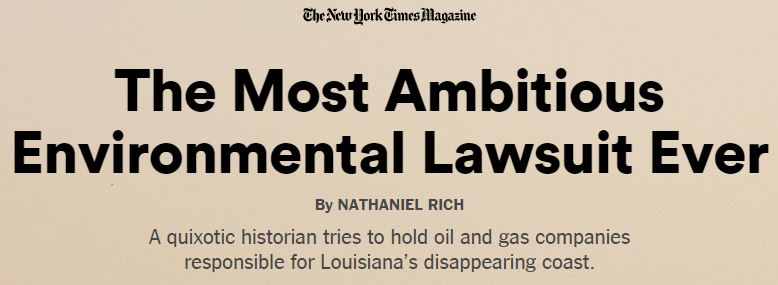 2014 10 02 The most Ambitious Lawsuit Ever, Historian, Louisiana