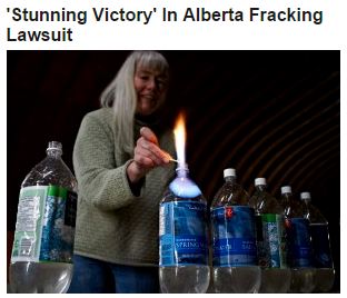 2014 12 09 Snap from Headlines Huffingtonpost.ca Govt will not appeal 'Stunning Victory' Ernst vs Alberta Environment
