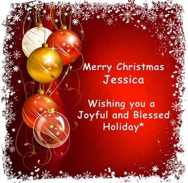 2014 12 24 Merry Christmas Jessica from Lethbridge Alberta