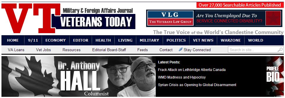 2014 01 19 Screen Capture Veteran Affairs Dr. Anthony Hall Columnist