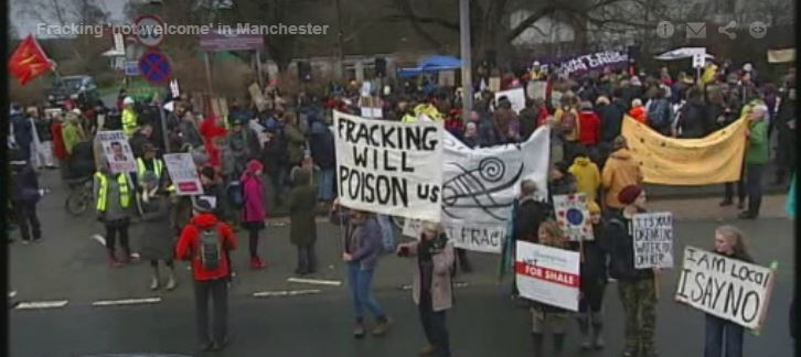 2014 01 26 Barton Moss, greater Manchester Frac Protest screen capture