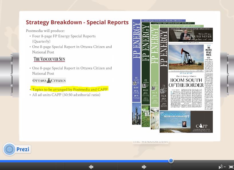 2014 02 05 Screen capture Oil and Gas industry & CAPPs Canadian Media Control 2