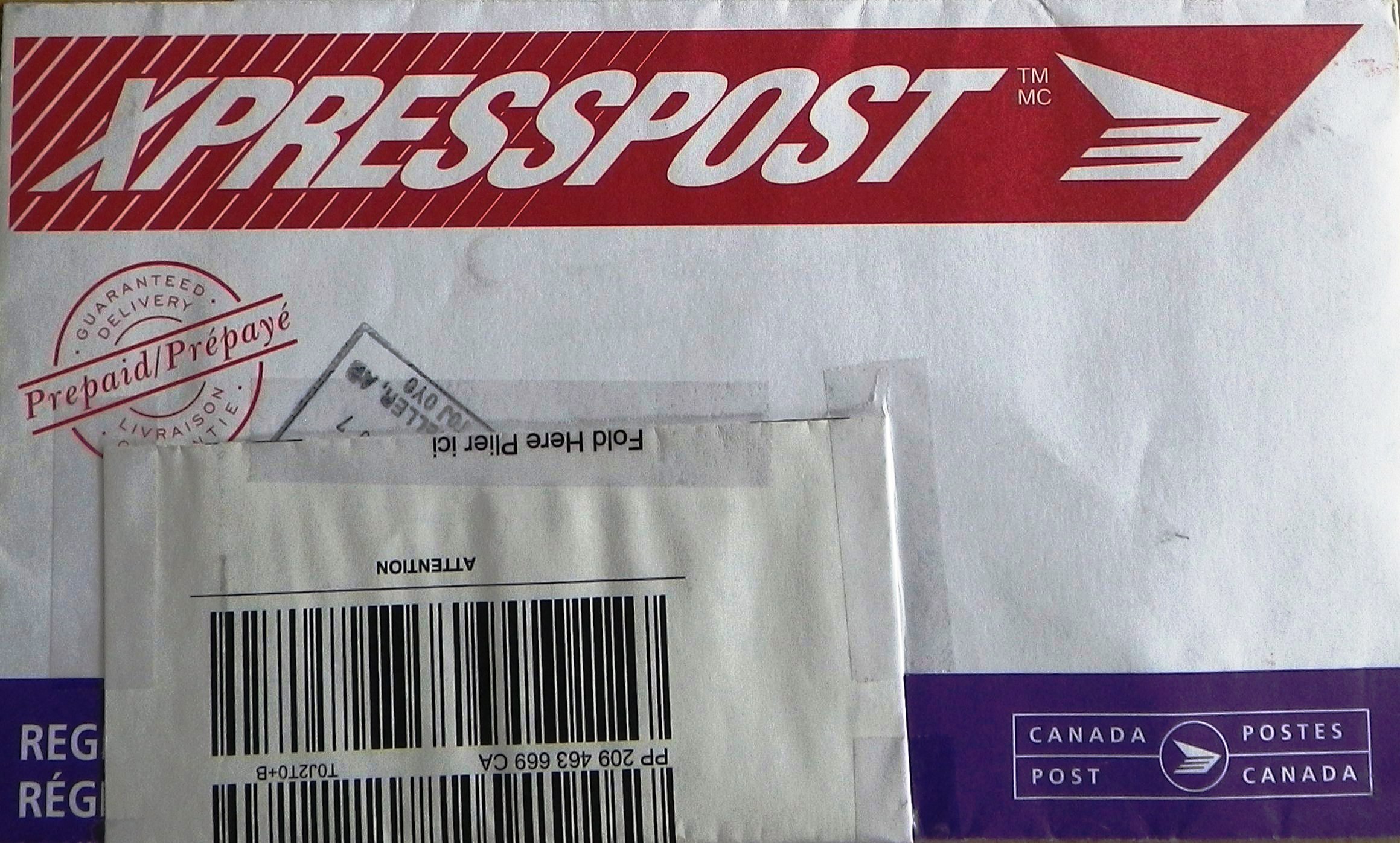 2005 12 front XPRESSPOST stamped refused by addressee contains (EUB) Ernst letter to EUB asking clarication re banishment