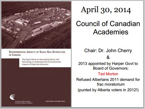 2014 05 24 Ernst Presentation at Courtenay CCA report John Cherry Ted Morton