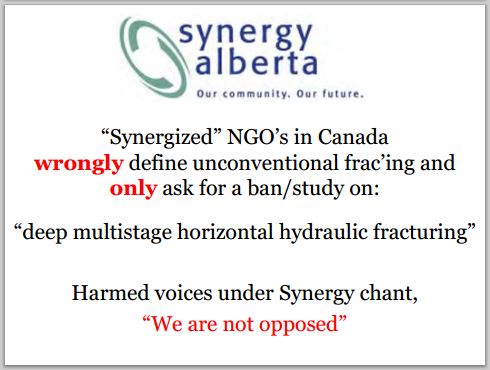 2014 05 24 snap Countenay presentation by Ernst synergy alberta NGOs wrongly defining fracing as only deep horizontal multi-stage