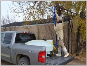 2013 10 22 Ernst still hauling alternate water, Rosedale treated water from Drumheller, Source Red Deer River polluted by Plains Midstream Sour Crude Oil