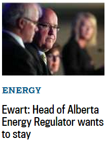 2015 06 13 Ex Encana's Ewart Promoting En-Encana's VP Gerard Protti, Head of AER wants to stay, of course he does