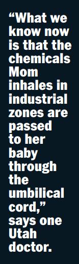 2015 06 Rolling Stone, What's killing the babies of Vernal, Utah, what we know, the chemicals pass through to the baby