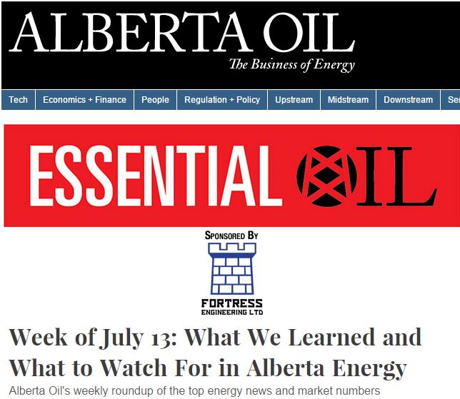 2015 07 13 Alta Oil Mag, Essential Oil, What we Learned, What to Watch for in Alberta Energy