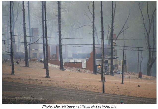 2016 04 29 Salem Twp Spectra Pipeline Explosion, critically injured 26 year old man, destroyed Gillis home, farmland