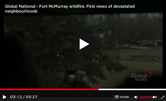 2016 05 12 Global News on non-disclosures if entering Ft McMurray after wildfires