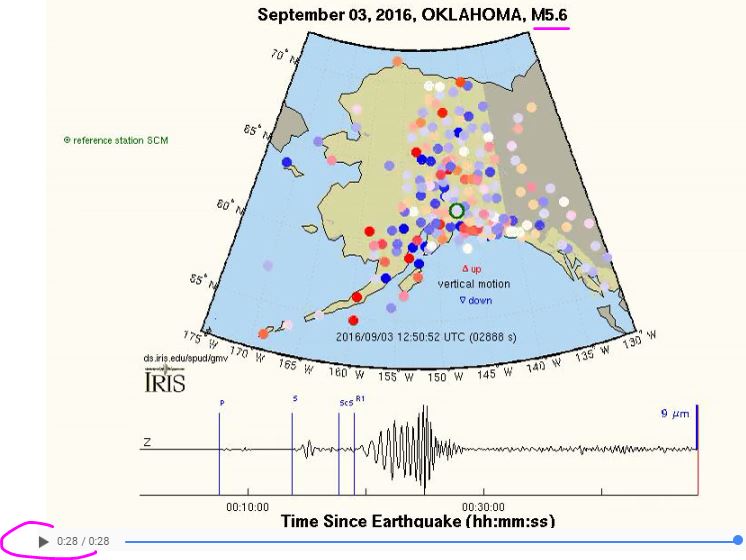 2016 09 03 Oklahoma 5.6M earthquake vertical-component Alaska GMV