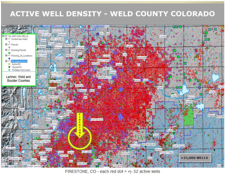 2017 05 02 snap map firestone colorado, where anadarko's migrating methane caused home explosion, killed 2, injured 2, by fractivist