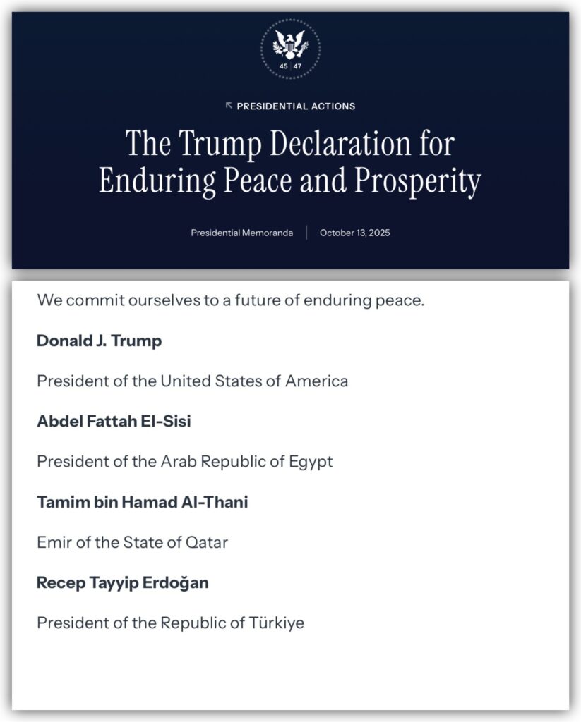 Nazi USA's peace deal for Israel excludes Israel! Includes Turkey, Qatar, egypt and USA - no Israel