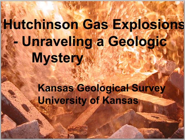 Hutchinson Gas Explosions Kansas Geological Survey U Kansas title