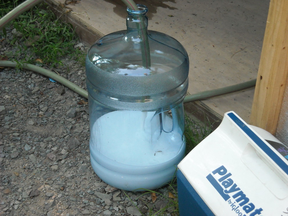 July 12 sampling water from affected home near leaking pit from Marcellus shale gas well