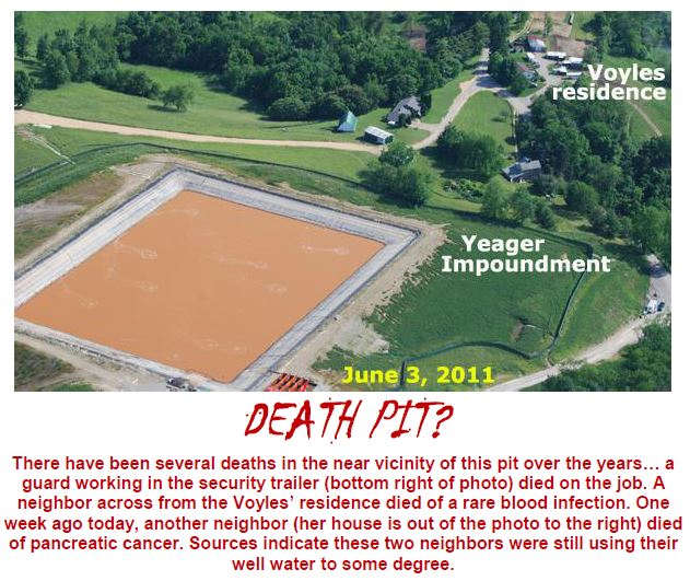 Range Resources Yeager Waste pit impoundment, is it a Death Pit