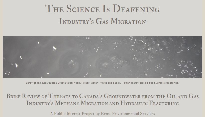 The Science is Deafening, Industry's gas migration