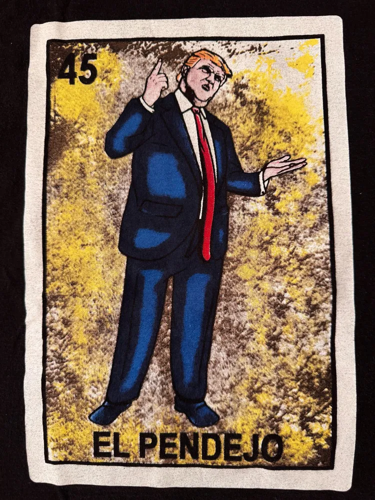 El Pendejo card number 45 trump